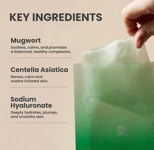 AXIS-Y Green Vital Energy Complex Sheet Mask packet