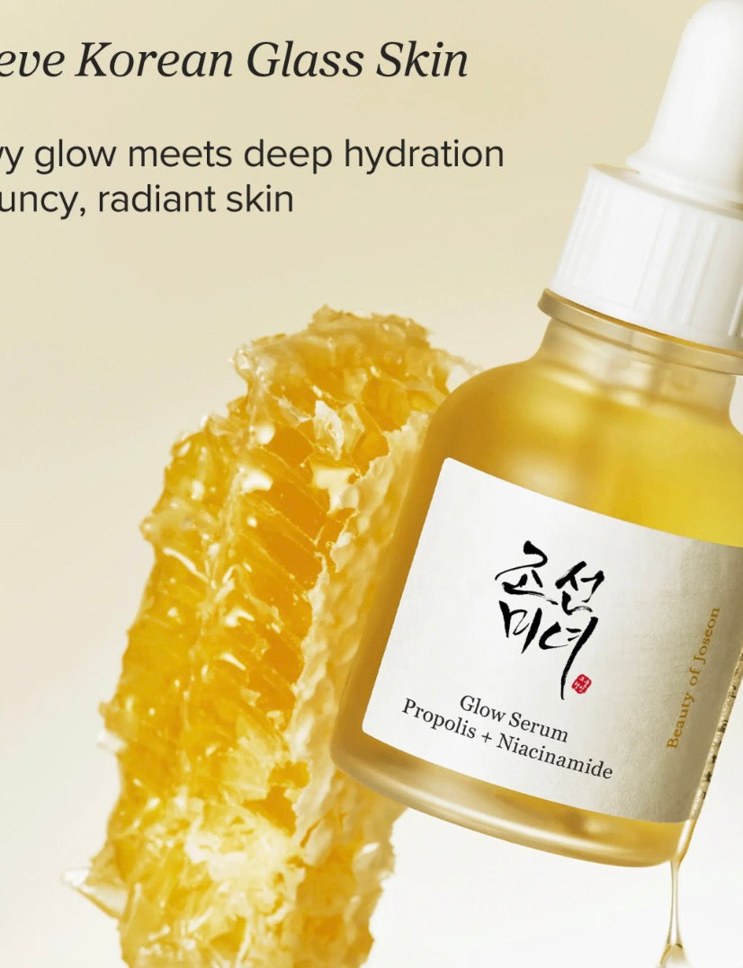 Beauty of Joseon Glow Serum dropper bottle, close up
